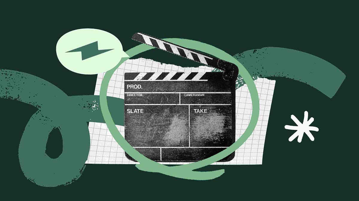 Lights, camera, action.